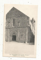 Cp, 86 , LA VILLEDIEU DU CLAIN , L'église Et Le Clocher,  Vierge - La Villedieu Du Clain