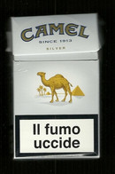 Tabacco Pacchetto Di Sigarette Italia - Camel Silver Da 20 Pezzi  ( Vuoto ) - Sigarettenkokers (leeg)