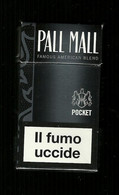 Tabacco Pacchetto Di Sigarette Italia - Pall Mall Pocket Da 20 Pezzi ( Vuoto ) - Estuches Para Cigarrillos (vacios)