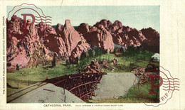 USA. CATHEDRAL PARK, COLORADO. CRIPPLE CREEK SHORT LINE, COLORADO - Colorado Springs