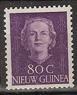 Nederlands Nieuw Guinea 1950, Koningin Juliana 80 Ct .NVPH 18 MH* - Nuova Guinea Olandese