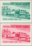 Nederlands Nieuw Guinea 1961 Eerste Zitting Nieuw Guinea Raad, MH - Nuova Guinea Olandese