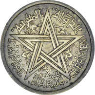 Monnaie, Maroc, Mohammed V, 2 Francs, 1945, Paris, TTB+, Bronze-Aluminium, KM:42 - Madagascar