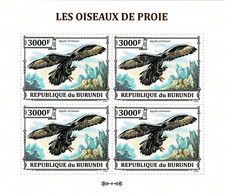 BURUNDI 2013 Mi 3245A KLB BIRDS OF PREY VERREAUX'S EAGLE MINT MINIATURE SHEET ** - Blocks & Sheetlets
