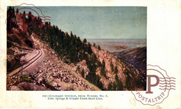 USA. COLORADO SPRINGS, FROM TUNNEL Nº6 COLO SPRINGS & CRIPPLE CREEK SHORT LINE - Colorado Springs
