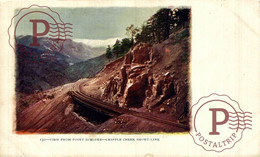 USA. VIEW FROM POINT  SUBLIME. CRIPPLE CREEK SHORT LINE. - Colorado Springs