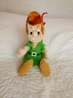 Peluche Peter Pan Hauteur 37 Cm Marque Disney. Années 90 (Modèle Rare). - Cuddly Toys