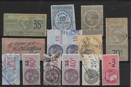 France Lot Fiscal Revenue Stamp Stempelmarke - Zegels