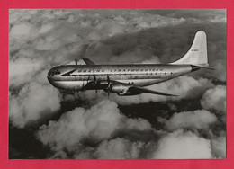 BELLE PHOTO REPRODUCTION AVION PLANE FLUGZEUG - BOEING 377 STRATOCRUISER IMMATRICULÉ NX 1039V - Aviazione