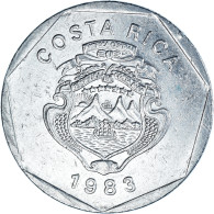 Monnaie, Costa Rica, 5 Colones, 1983, TTB, Acier Inoxydable, KM:214.1 - Costa Rica