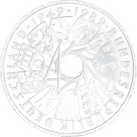 Monnaie, République Fédérale Allemande, 10 Mark, 1989, Karlsruhe, Germany, 40 - Commemorative