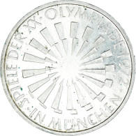 Monnaie, République Fédérale Allemande, 10 Mark, 1972, Stuttgart, TTB - Commémoratives