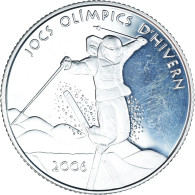 Monnaie, Andorre, 10 Diners, 2006, 2006 Olympics Freestyle Skier.BE, FDC - Andorre