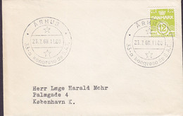 Denmark Sonderstempel '33-a Kongreso De S.A.T.' (Esperanto) ÅRHUS 1960 'Petite' Cover Brief To Doctor MOHR - Brieven En Documenten