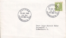 Denmark Sonderstempel 'Frimærkets Dag' Jour De Timbre Tag Der Briefmarke ODENSE 1964 Cover Brief To Doctor MOHR - Lettres & Documents