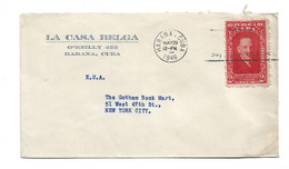 CUBA - 1946 ADVERTISE AIRMAIL COVER TO USA SLOGAN MACHINE CANCEL - Covers & Documents