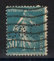 Perforé - YV 192 Perfin J&C - Used Stamps