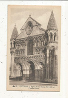 Cp, 86, POITIERS, église Notre Dame , Façade OUEST, Vierge - Poitiers