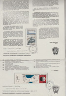 TAAF DOCUMENTS PHILATELIQUES: LOT DE 8+1   // ANNEE 1985 N° 109+111+112+113/14 PA N°88/89/119 &LE BLOC N°2 - Collezioni & Lotti