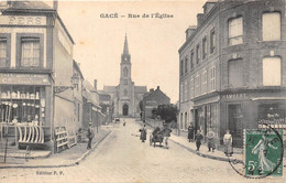 61-GACE- RUE DE L'EGLISE - Gace