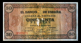 # # # Sehr Seltene Banknote Aus Spanien (Spain) 50 Pesetas 1937 # # # - 1-2 Peseten