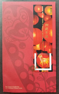 Canada Year Of The Dog 2018 Chinese Lantern Zodiac Lunar (ms FDC) *embossed *unusual - Lettres & Documents