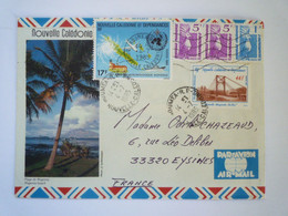 TI - 2022 - 447  NOUVELLE-CALEDONIE  :  Enveloppe Au Départ De NOUMEA à Destination De EYSINES  1985   XXX - Lettres & Documents