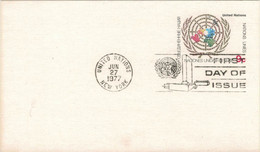UN NY 1977 - Nordpol Als Zentrum - Storia Postale