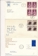 3 FIRST DAY COVERS - 1961-1970