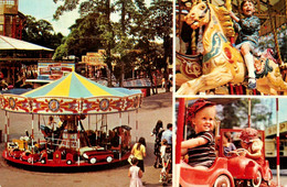 Manège Ancien Carrousel * Thème Fête Foraine Enfants Attractions * CP * Uk - Zirkus