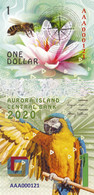 Aurora Islands 1 Dollar 2020 UNC  POLYMER  Emission Privée - Specimen