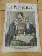 Le Petit Journal 1899 La Convention Franco Anglaise /peine De Mort /carte De L'afrique - 1850-1899