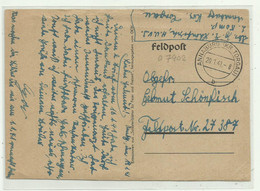 FELDPOST ANNABURG ( ANNABURG TORGAU ) 1941 - Cartas & Documentos
