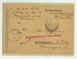 FELDPOSTKARTE FRANKSTADT U.D.R. BOEMIA PROTETTORATO - Cartas & Documentos