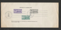 Repubblica Dominicana  - 9 12 1958 Fdc Expo Bruxelles - 1958 – Brüssel (Belgien)