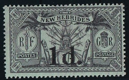 Nouvelles Hébrides N°65 - Neuf * Avec Charnière - TB - Neufs