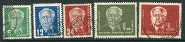 DDR / E. GERMANY 1952 Pieck Definitive II Used..  Michel  322-26 - Gebruikt