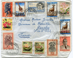 BURUNDI LETTRE PAR AVION DEPART LULUABOURG 29-5-63 LULUABURG POUR LA FRANCE - Cartas & Documentos