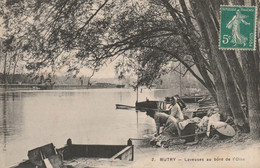 CPA-95-BUTRY-Laveuses Au Bord De L'Oise - Butry