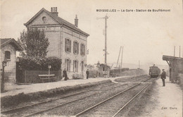 CPA-95-MOISSELLES-La Gare-Station De Bouffémont - Moisselles