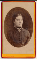 CDV - Portrait D'une Femme - Madame Thérèse PRIM - Photographe Malfait Dunkerque - Photographie Ancienne - Personnes Identifiées