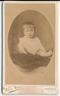 CDV - Portrait D'un Bébé - Enfant - Photographe Verviers Belgique - Photographie Ancienne - Anonymous Persons