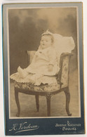 CDV - Portrait D'un Bébé - Enfant - Photographe Verdeau Moulins - Photographie Ancienne - Anonymous Persons