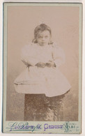 CDV - Portrait D'une Fillette - Enfant Fille - Photographe Genet Albi - Photographie Ancienne - Anonymous Persons