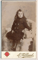 CDV - Portrait D'une Fillette - Enfant Fille - Photographe L'Aillaud Albi - Photographie Ancienne - Anonymous Persons