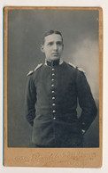 CDV - Portrait D'un Militaire Jeune Officier à Identifier - Photographe Baudet Caen - Photographie Ancienne - War, Military