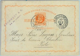 89567 - BRAZIL - Postal History -  STATIONERY CARD # BP10  To PORTUGAL  1890 - Otros & Sin Clasificación