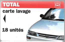 CARTE-MAGNETIQUE-LAVAGE-TOTAL-18U-V°Solaic 450606TBE - Autowäsche