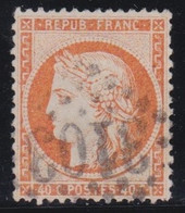 France   .    Y&T   .   38       .     O      .    Oblitéré - 1870 Beleg Van Parijs