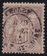 France   .    Y&T   .   69       .     O      .   Oblitéré - 1876-1878 Sage (Tipo I)